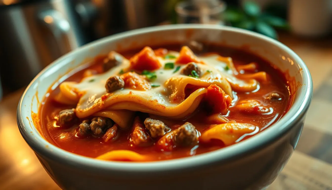 lasagna soup