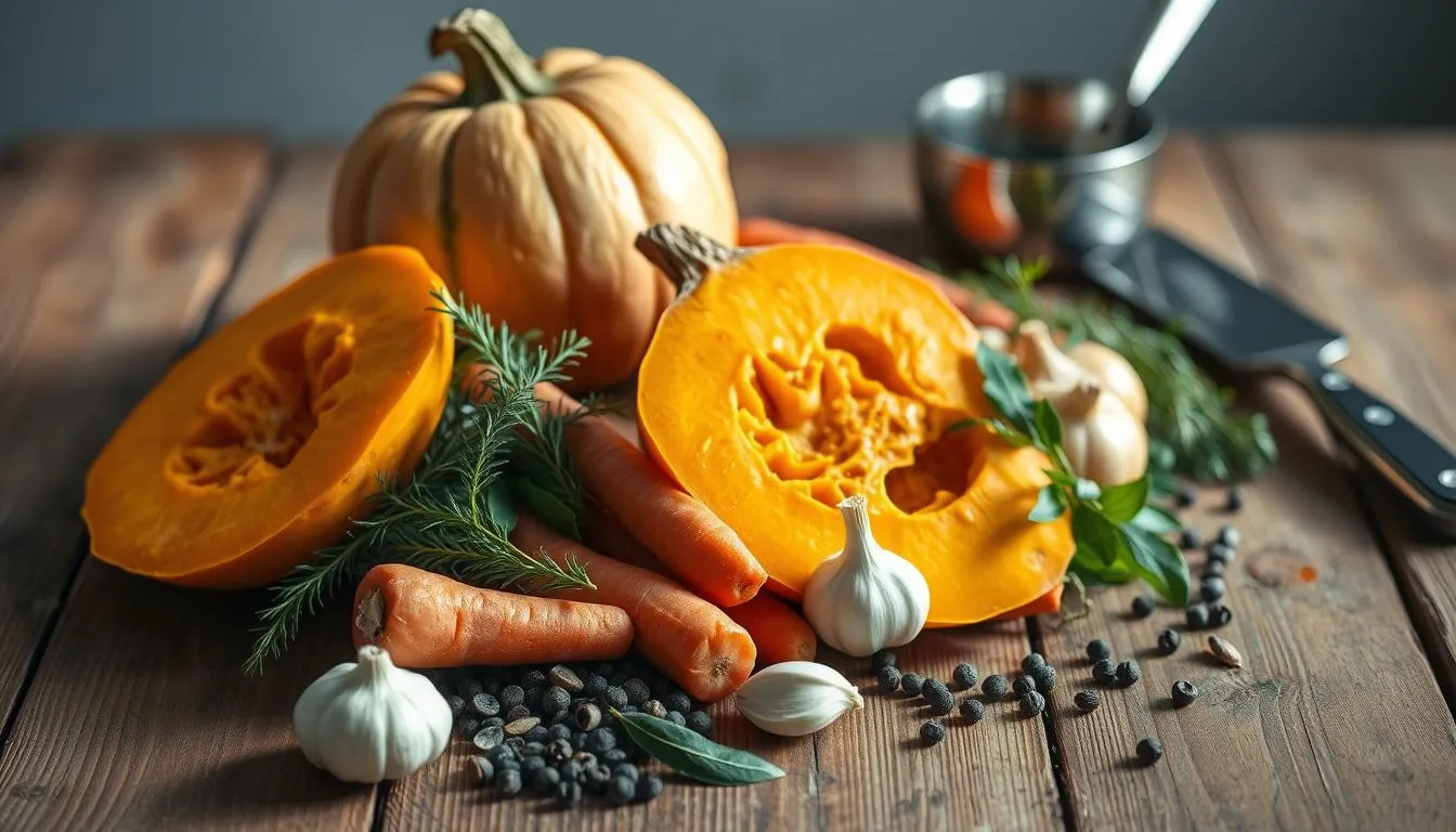 pumpkin soup ingredients