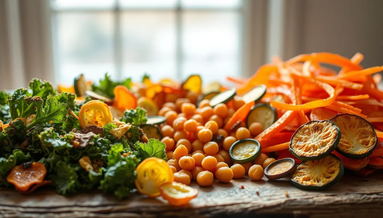 crispy veggie snacks