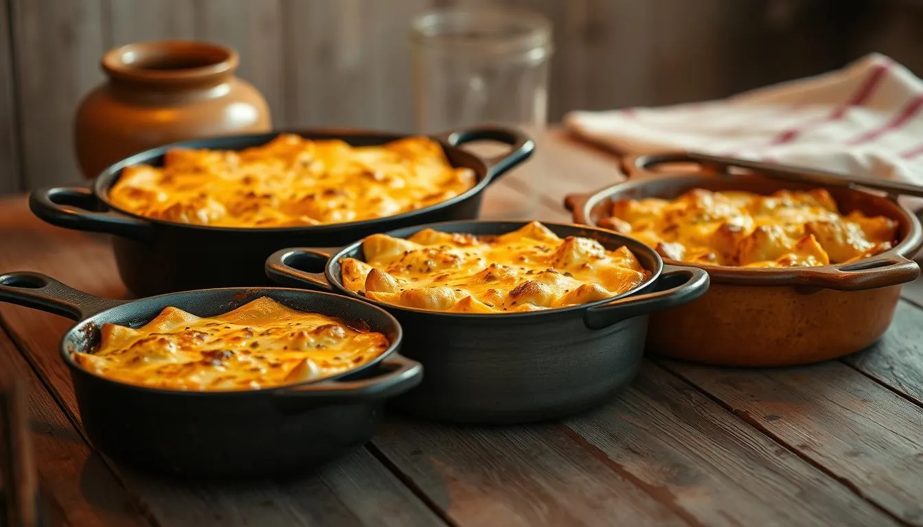 skillets and casseroles