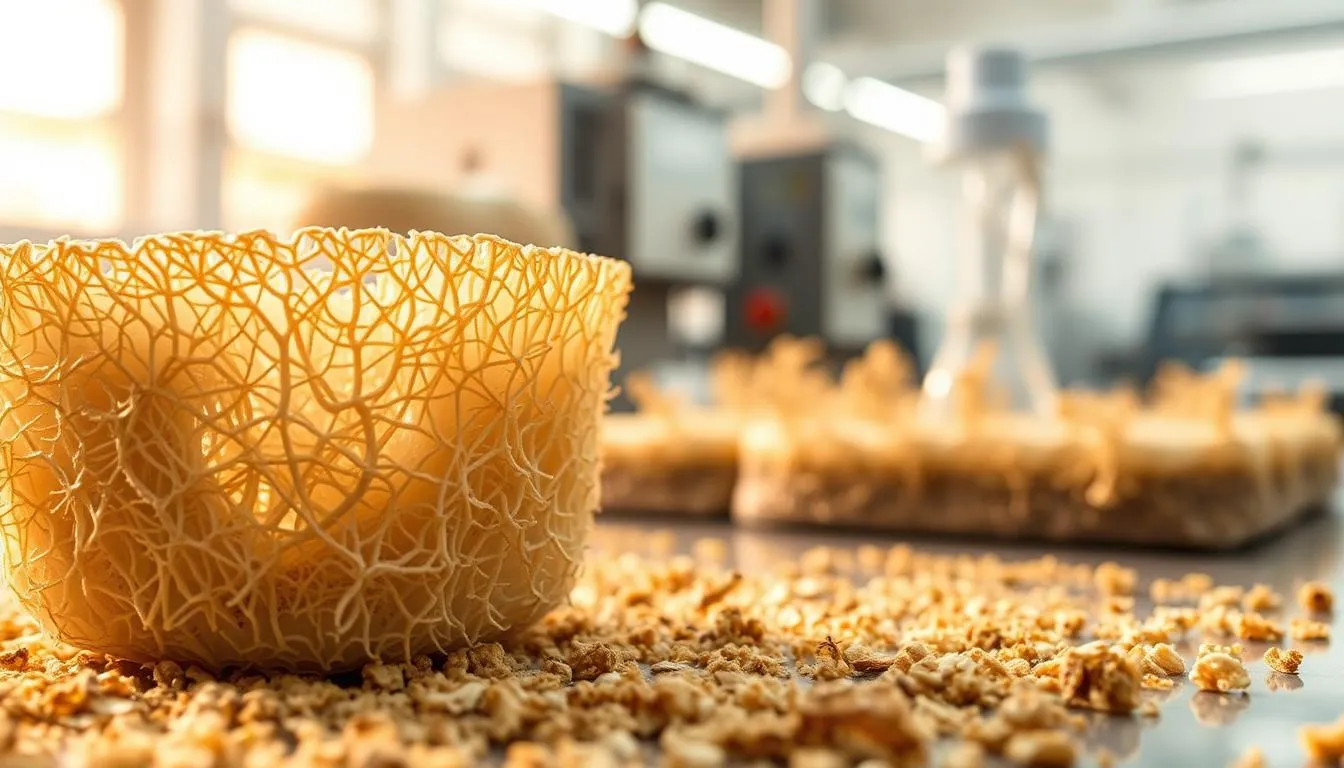 mycelium materials for food packaging